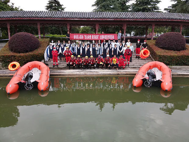 红心向党  防灾减灾——我校与区人防办、区科协联合开展科普宣传周活动